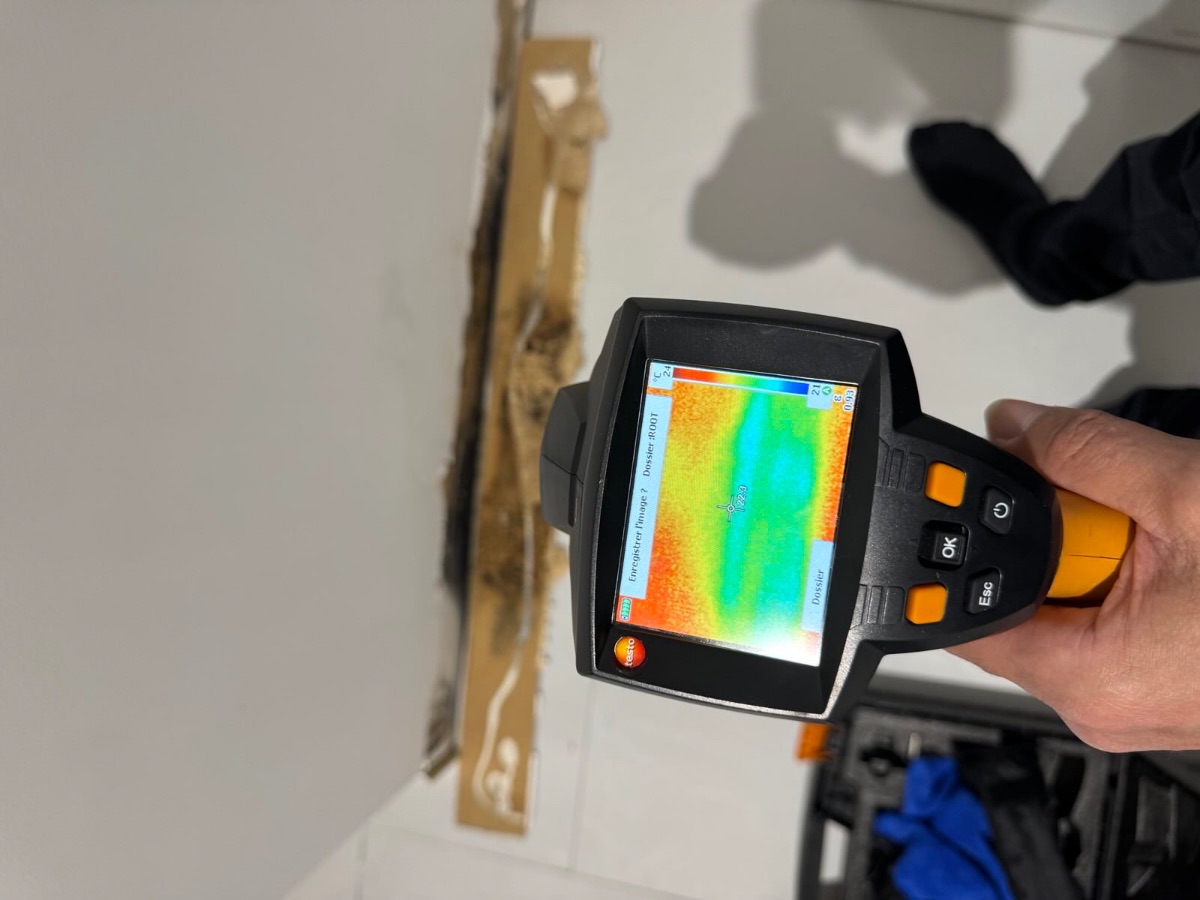 Nos capteurs traquent la fuite — thermographie infrarouge